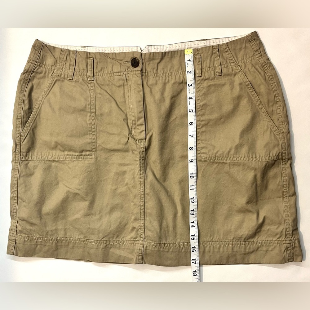 Lands End Women’s Tan Skirt Casual Skirt with Shorts Size 18P - Picture 14 of 14